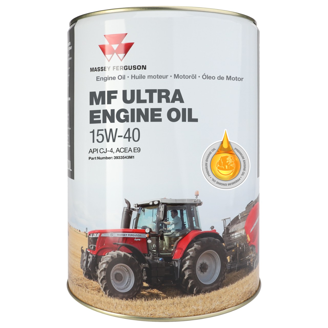 MF Ultra Engine Oil 15W-40 20L 3933543M1 | AGCO Parts