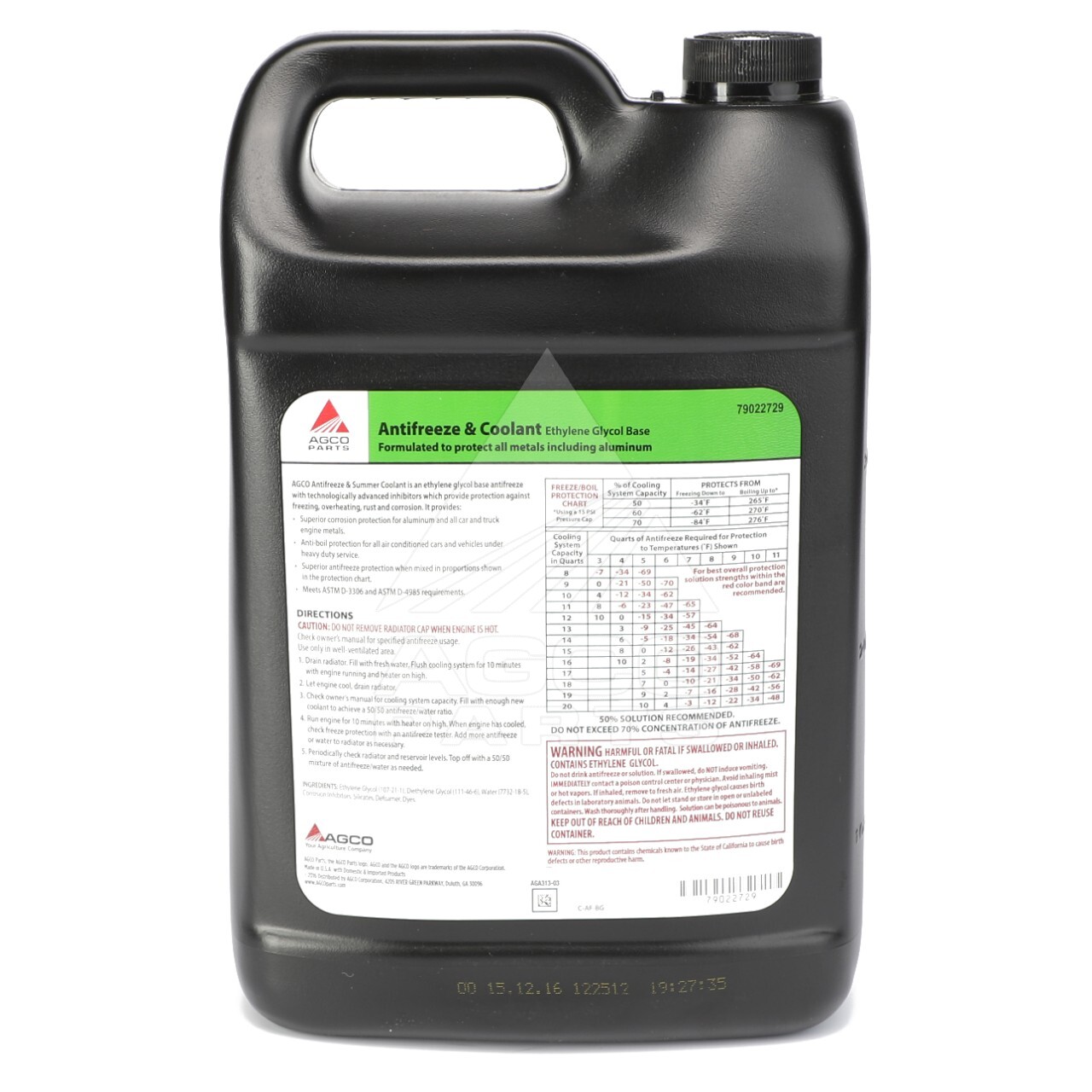Antifreeze & Coolant, 1 Gallon AGCO ST25A AGCO ST25A MF 1500 Compacts Tractors