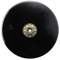 White Planter Disc Assembly, 15"