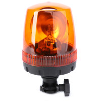 Rotating & Flashing Beacon, Bulb 12V 55W Included
