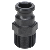 1" Male Adapter X 1-1/4" Male Thread Poly Cam Lever Coupling