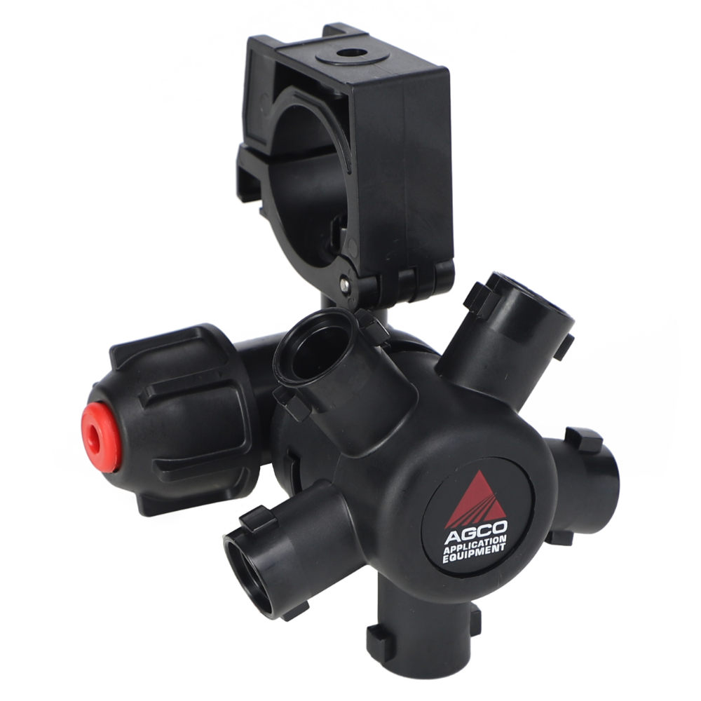 Pentair Hypro Left-Hand 5-Way Nozzle Body for Wet Boom, 1