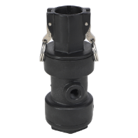 1" X 3/4" Female Coupler Poly Pinch Valve