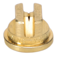 Standard Even Flat Fan Spray Tip, Brass, Size 02, 80⁰