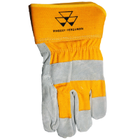 Massey Branded, Suede Cowhide Gloves, Size Large