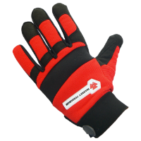 Massey Branded Mechanics Gloves, Size Large