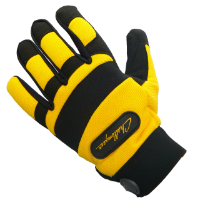 Challenger Branded Mechanics Gloves, Size Large