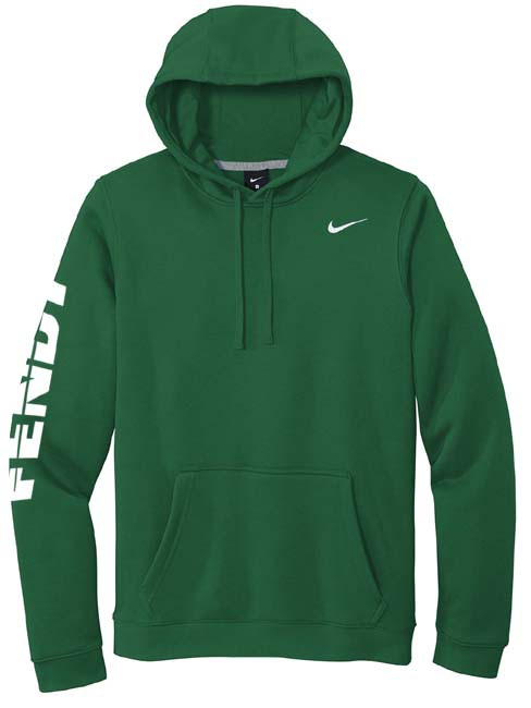 Fendt Nike Club Hoodie Green 04333GRNSM AGCO Parts